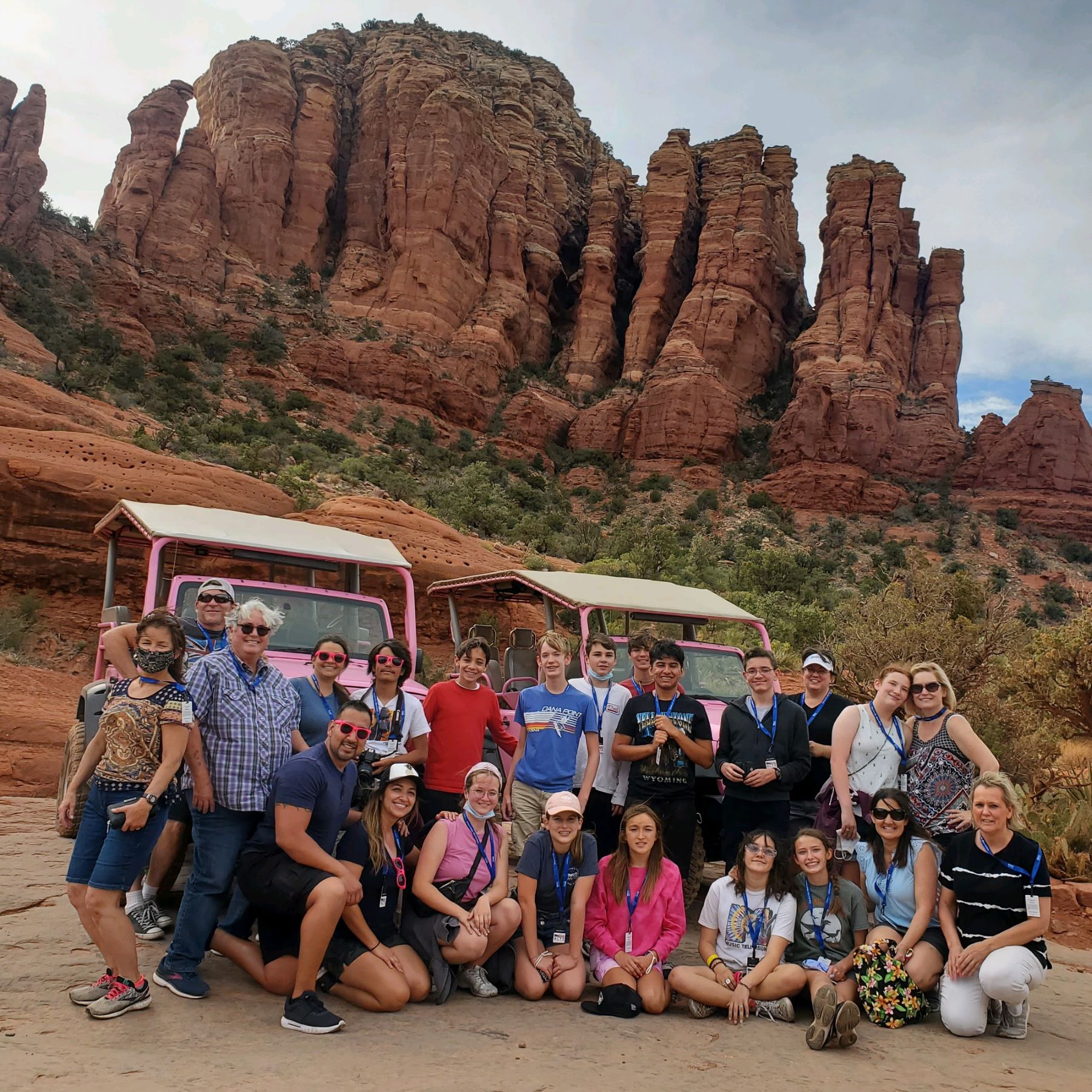 Team by red rocks smaller