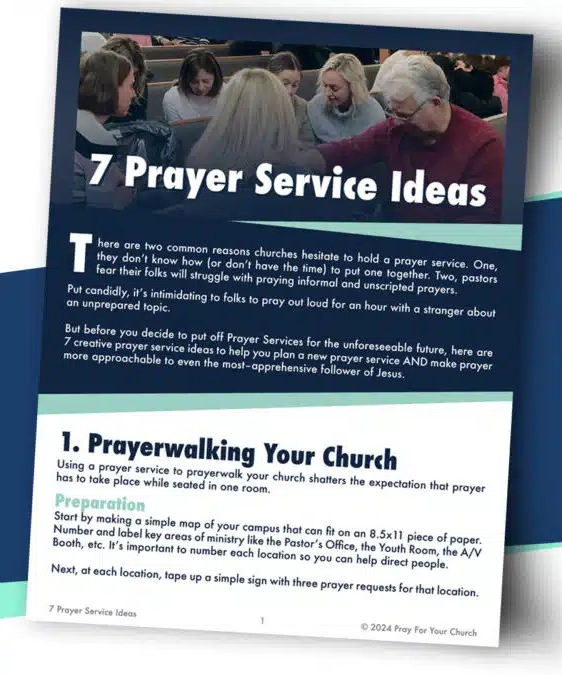 Seven Prayer Service Ideas by Chris Paavola